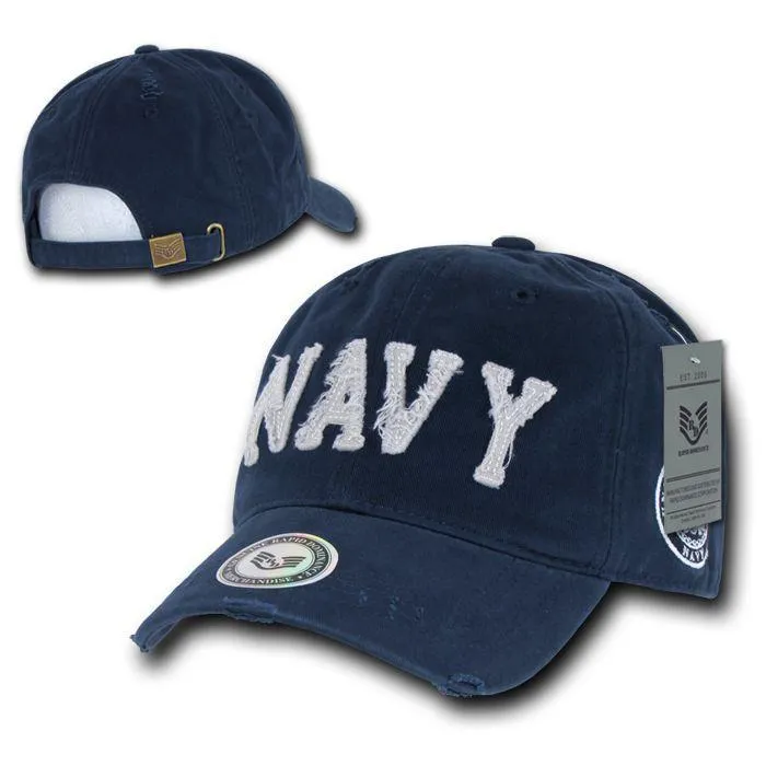 1 Dozen Military Vintage Washed Cotton Twill Polo Distresse Hats Caps Wholesale Lots
