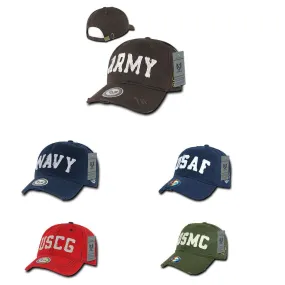 1 Dozen Military Vintage Washed Cotton Twill Polo Distresse Hats Caps Wholesale Lots