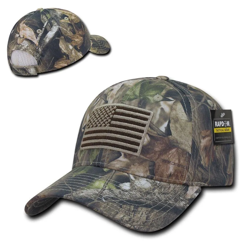 1 Dozen Rapid 6 Panel Cotton Hybricam Structured Tactical USA Caps Hats Wholesale Lots