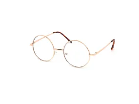 12 Pack: Circle Clear Metal Wholesale Glasses