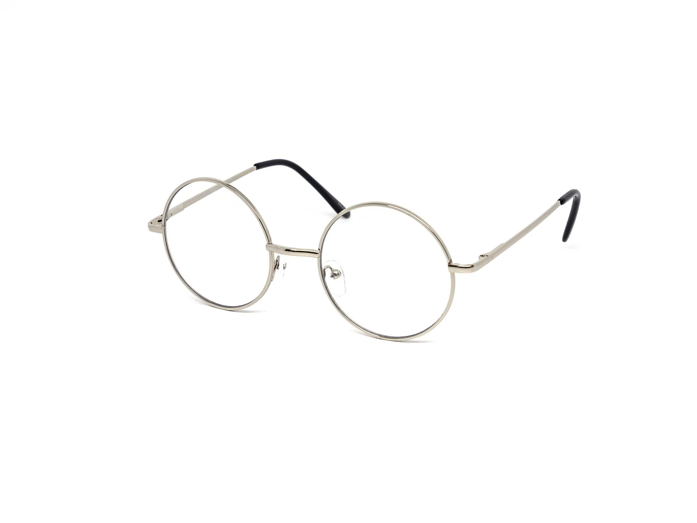 12 Pack: Circle Clear Metal Wholesale Glasses