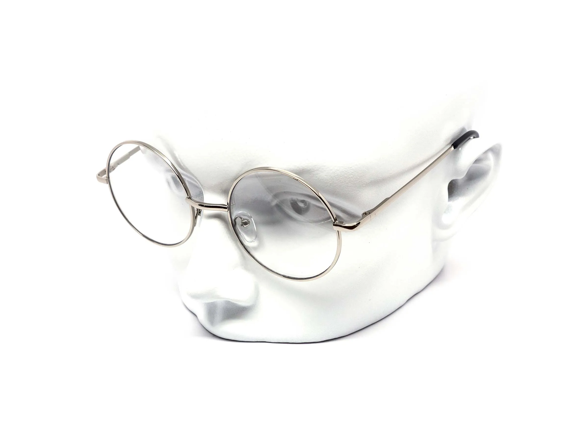 12 Pack: Circle Clear Metal Wholesale Glasses