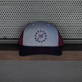 13 Stars Tri Colored Hat