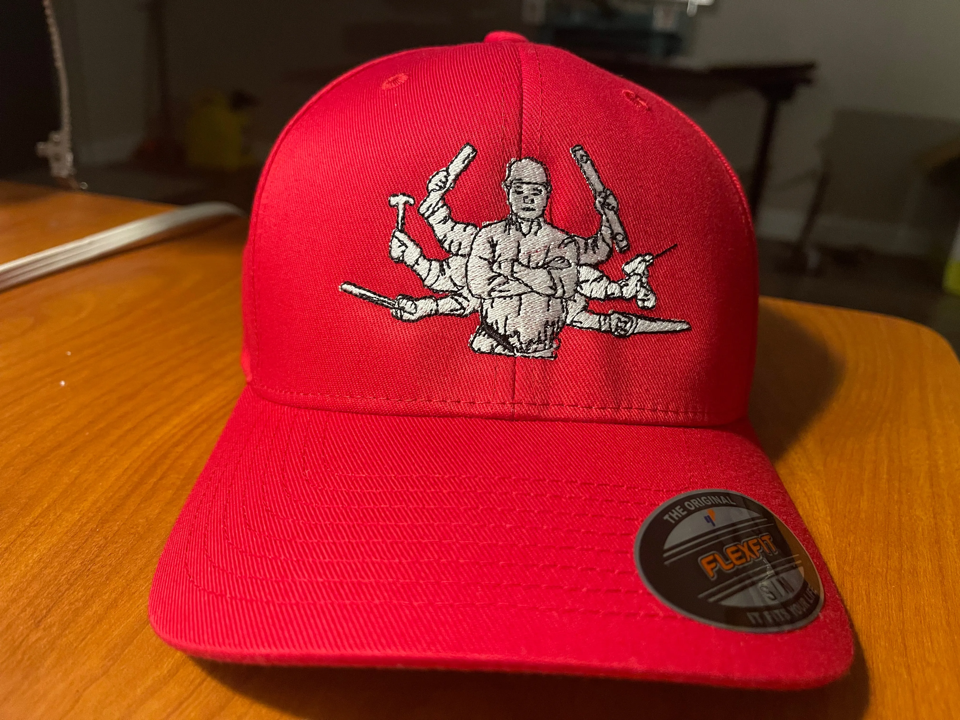 6277 Flexfit Cotton Blend Hats, Custom Embroidery