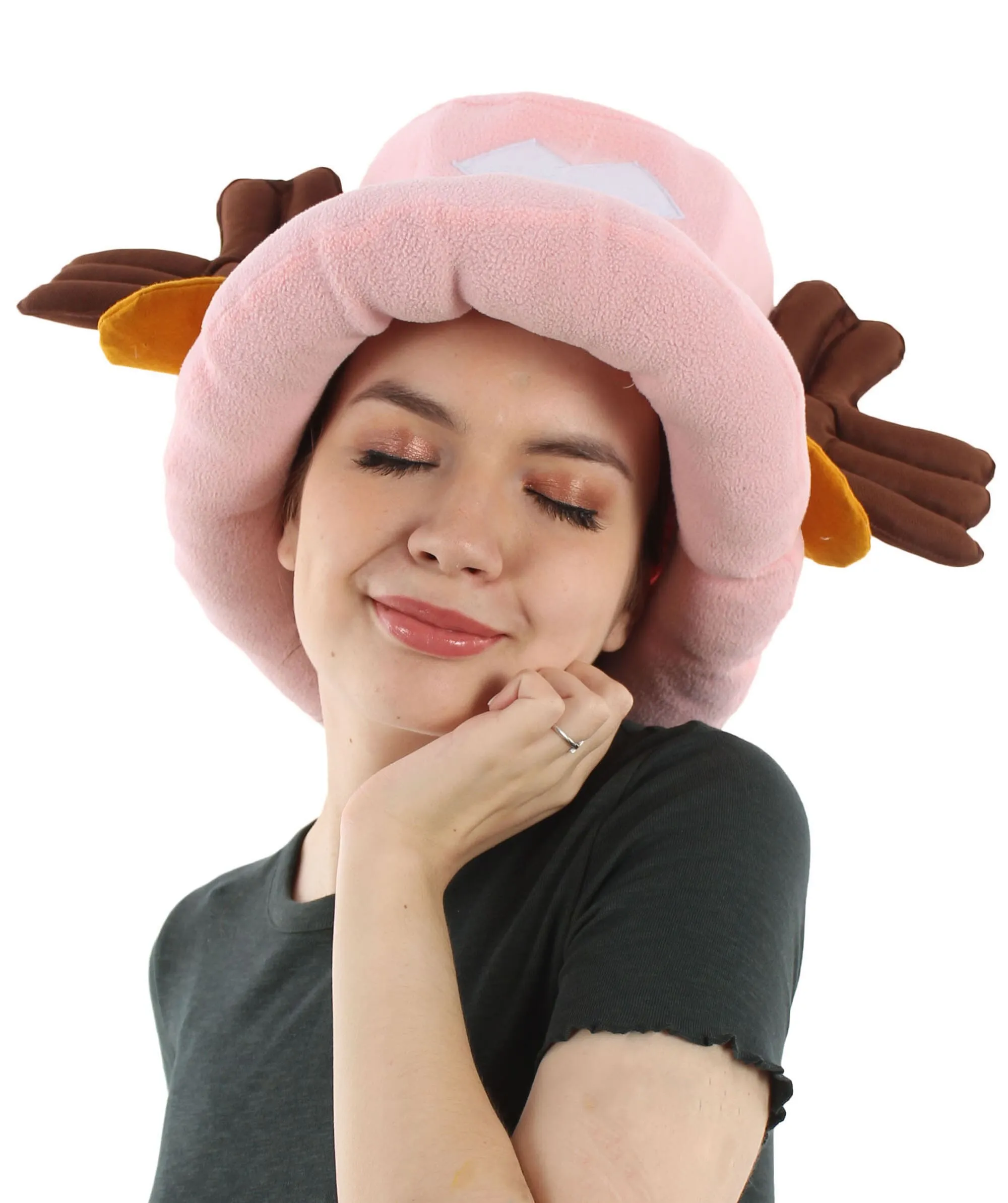 Adult Unisex Japanese Anime Series Doctor Head Cap with Reindeer-Like Horns, Best for Halloween, Flame-retardant Synthetic Fiber