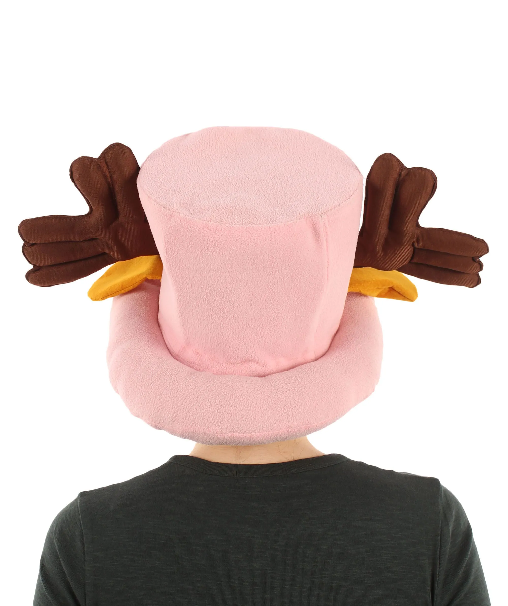 Adult Unisex Japanese Anime Series Doctor Head Cap with Reindeer-Like Horns, Best for Halloween, Flame-retardant Synthetic Fiber