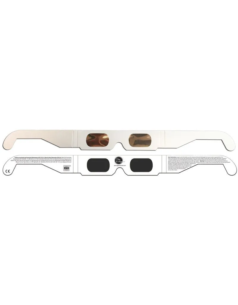 AMERICAN PAPER OPTIC Solar Eclipse Glasses (White)
