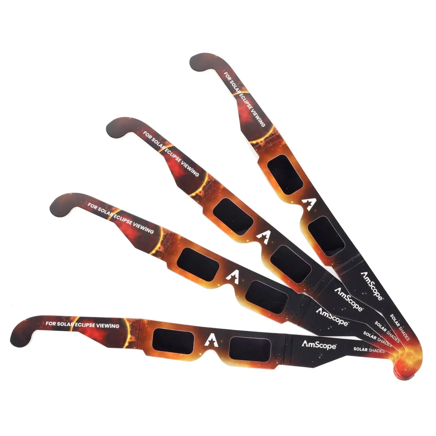 AmScope Solar Eclipse Viewing Glasses (4-Pack)