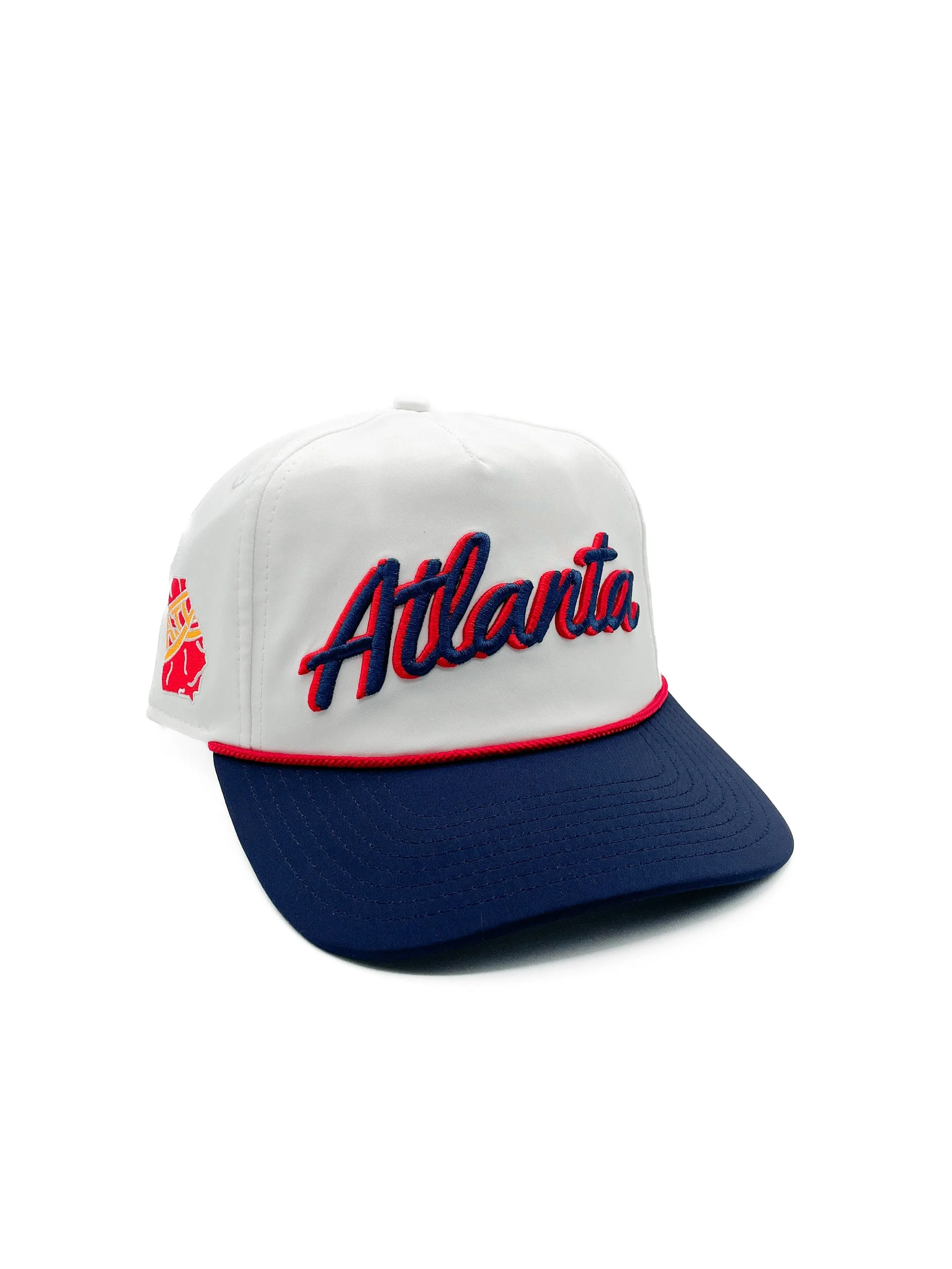 Atlanta Rope Hat  - Navy/White