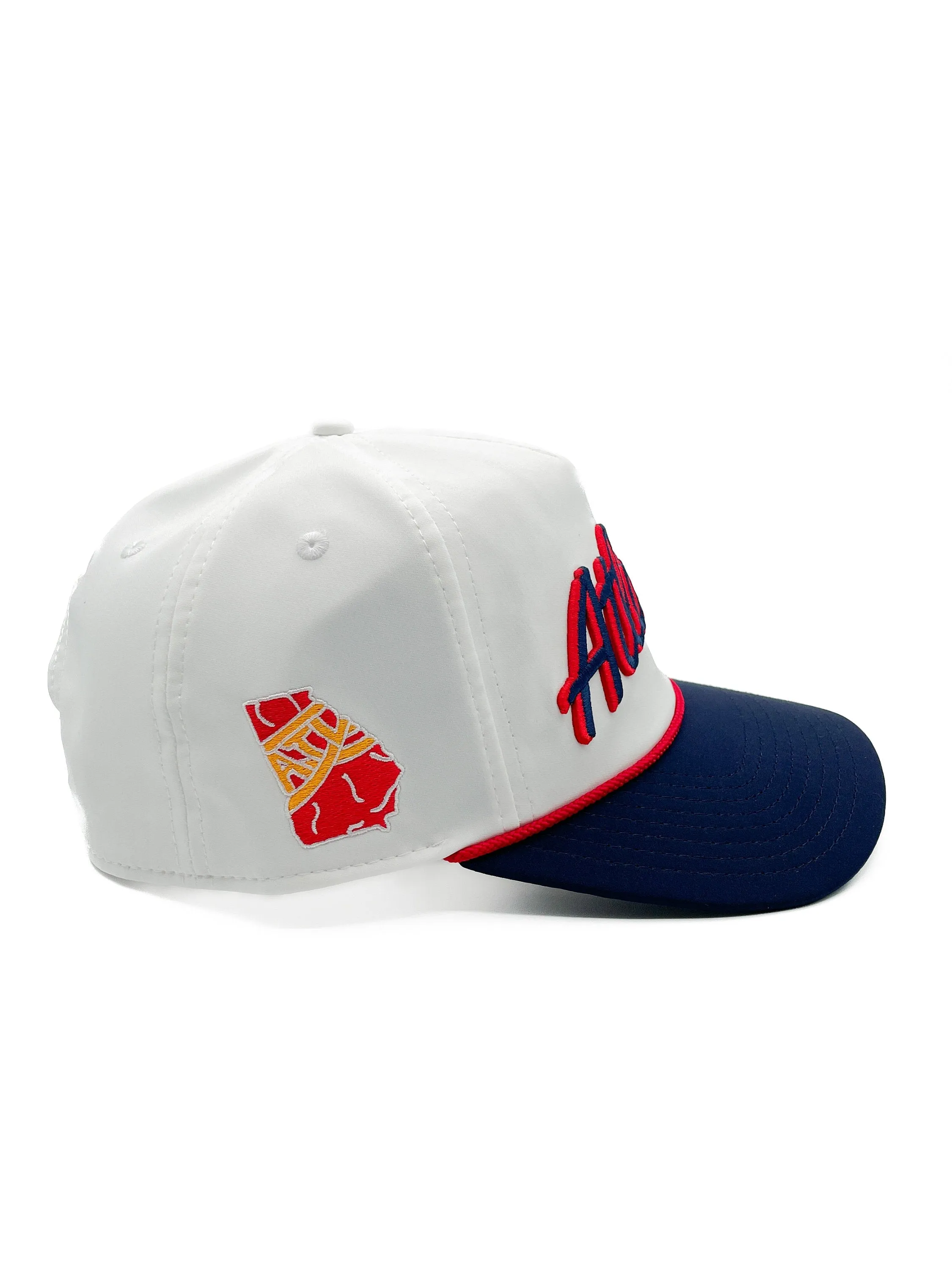 Atlanta Rope Hat  - Navy/White