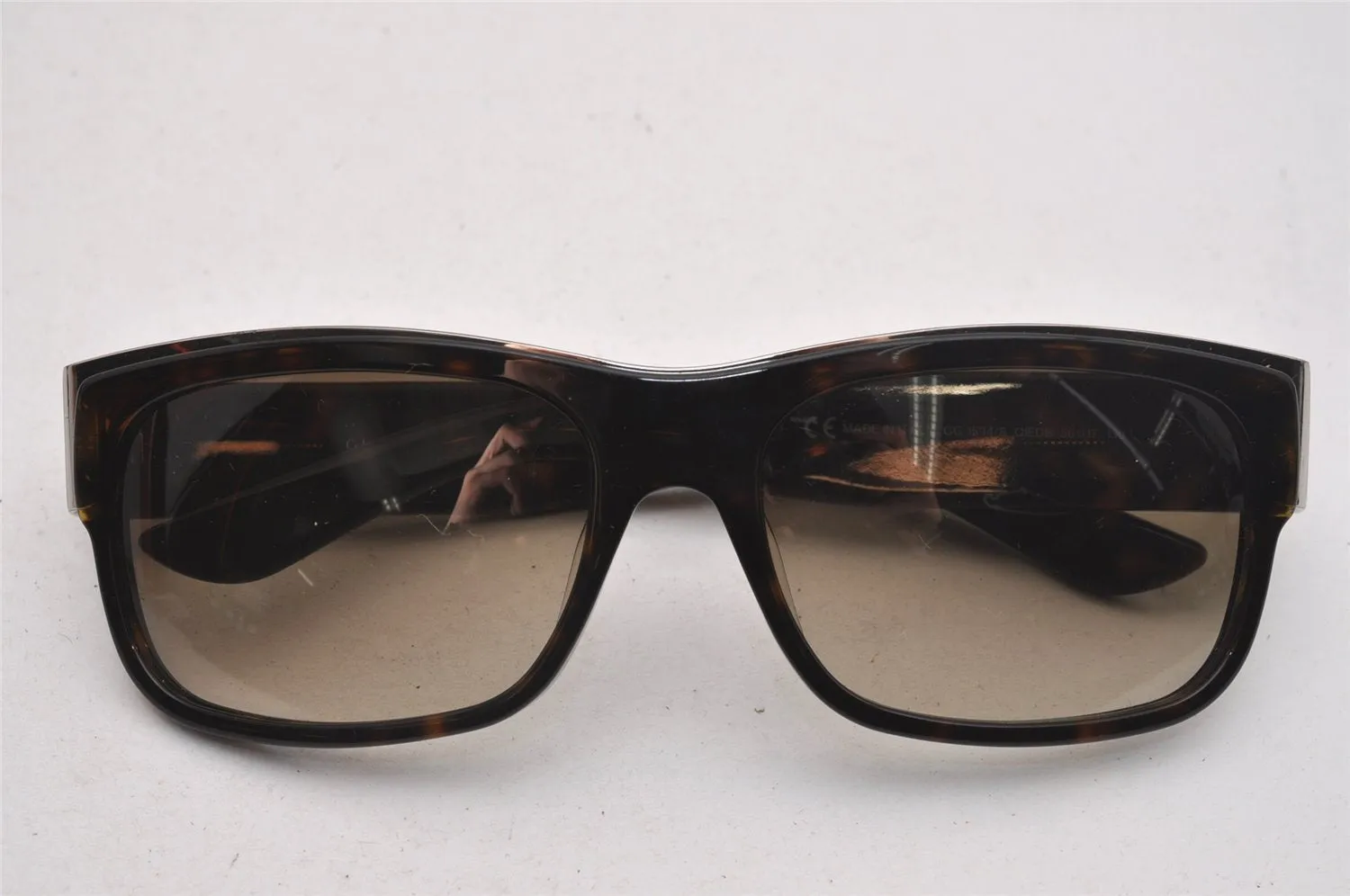 Authentic GUCCI Vintage Sunglasses Tortoise Shell GG 1594/S Plastic Brown 4511J
