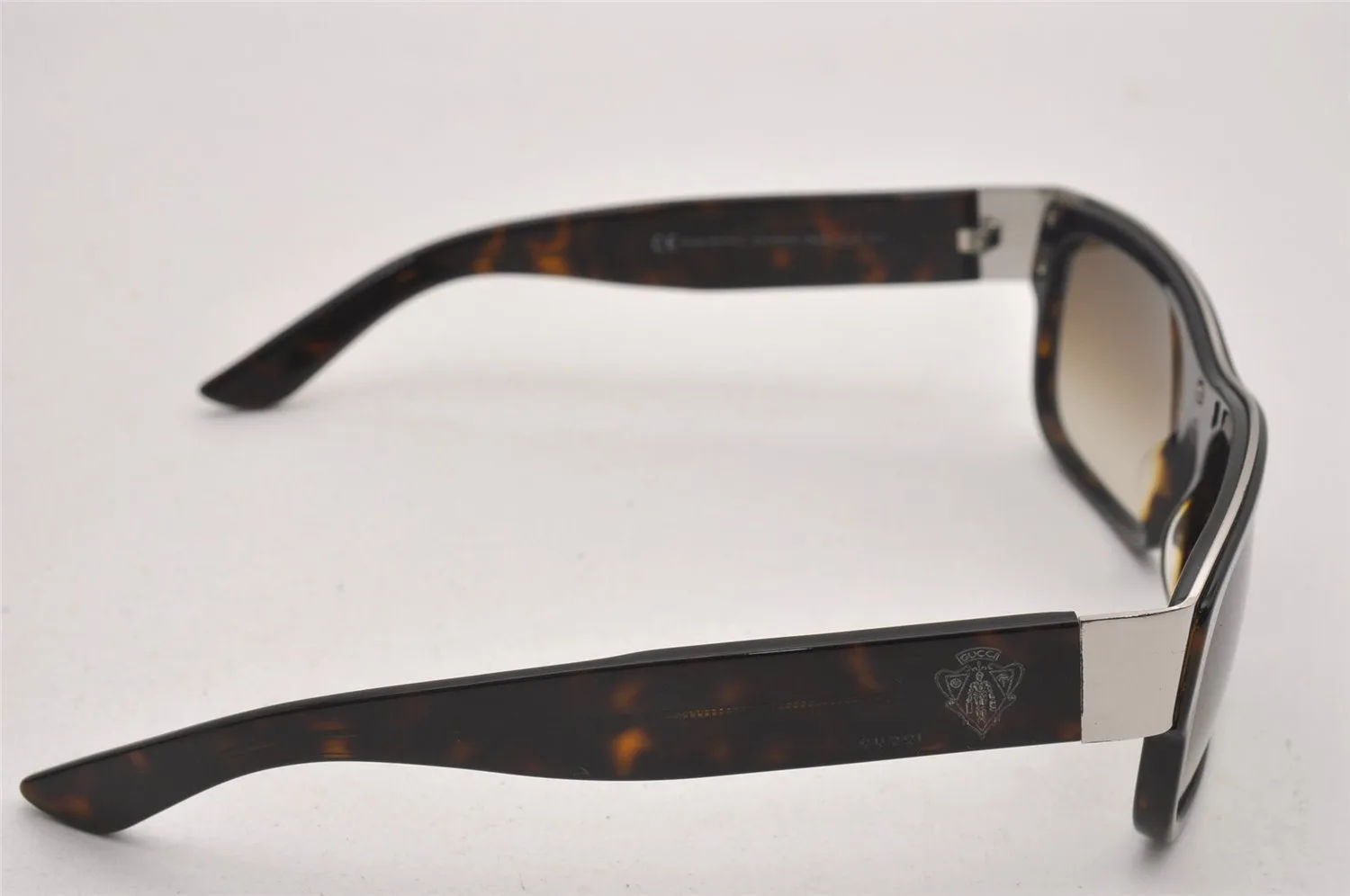 Authentic GUCCI Vintage Sunglasses Tortoise Shell GG 1594/S Plastic Brown 4511J