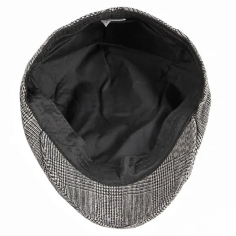 Baxley Plaid Cotton Flat Cap
