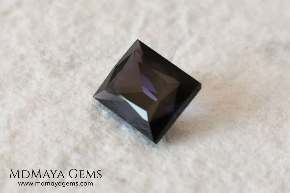 Beautiful Dark Purple Spinel from Sri Lanka. 1.80 ct