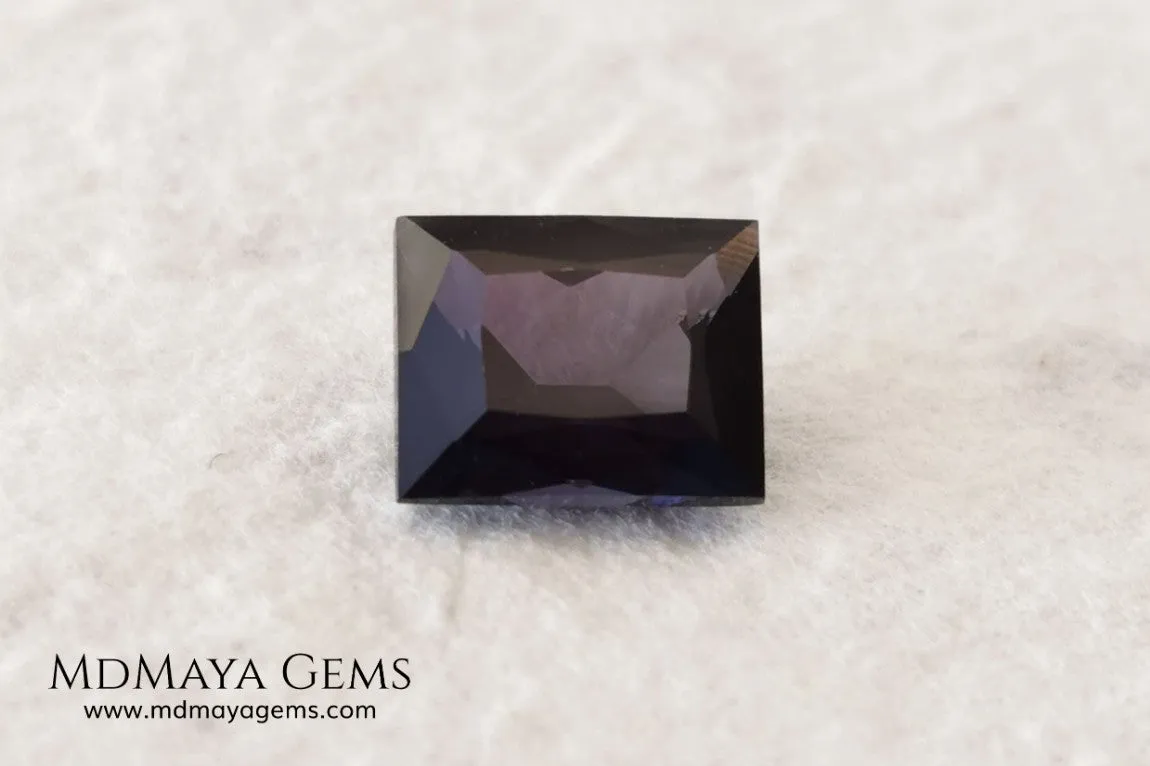 Beautiful Dark Purple Spinel from Sri Lanka. 1.80 ct
