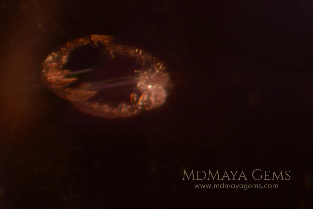 Beautiful violetish Purple Spinel from Tanzania. Oval cut. 2.01 ct.