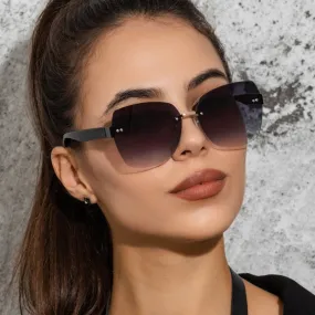 Big Frame Gradient Sunglasses