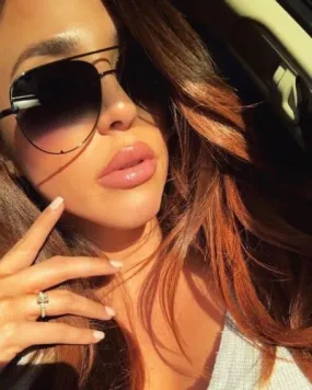Black Gradient Metal Aviator Sunglasses