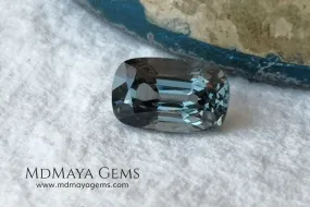 Bluish Gray Spinel Unheated, Cushion Cut 1.03 ct