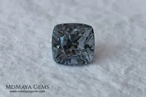 Bluish Grey Spinel Square Cushion Cut 1.10 ct
