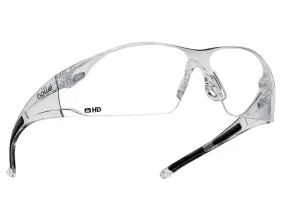 Bolle Rush Safety Glasses - Clear HD Lens - Safety Glasses