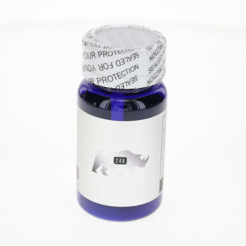 Bottle of 6 Rhino Platinum Pills