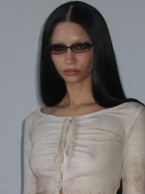 Brown Gradient Lenses Glasses