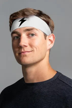 BRUCE BOLT Performance Headband - WHITE