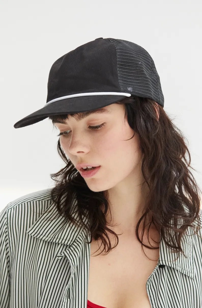 Brushed Cotton Rope Trucker Hat I 4 Colors