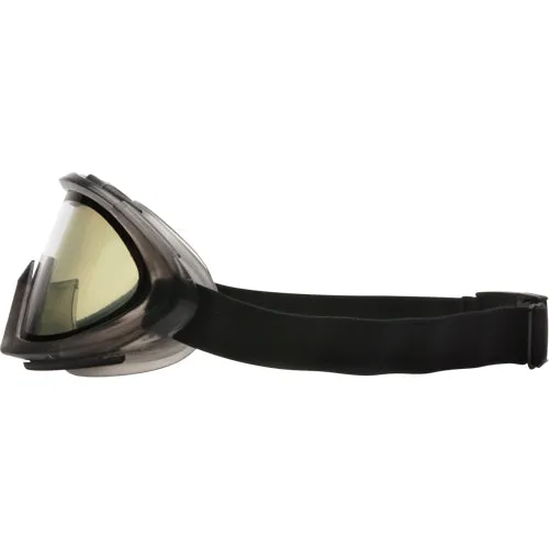 Capstone Dual Lens Safety Goggles, Clear Lens, Anti-Fog/Anti-Scratch, Indirect Vent