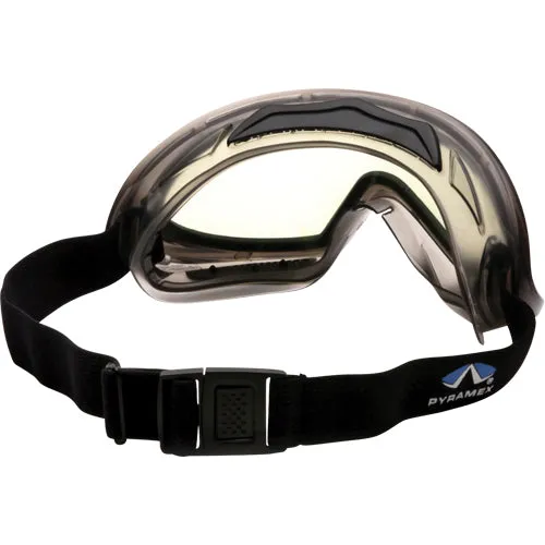 Capstone Dual Lens Safety Goggles, Clear Lens, Anti-Fog/Anti-Scratch, Indirect Vent