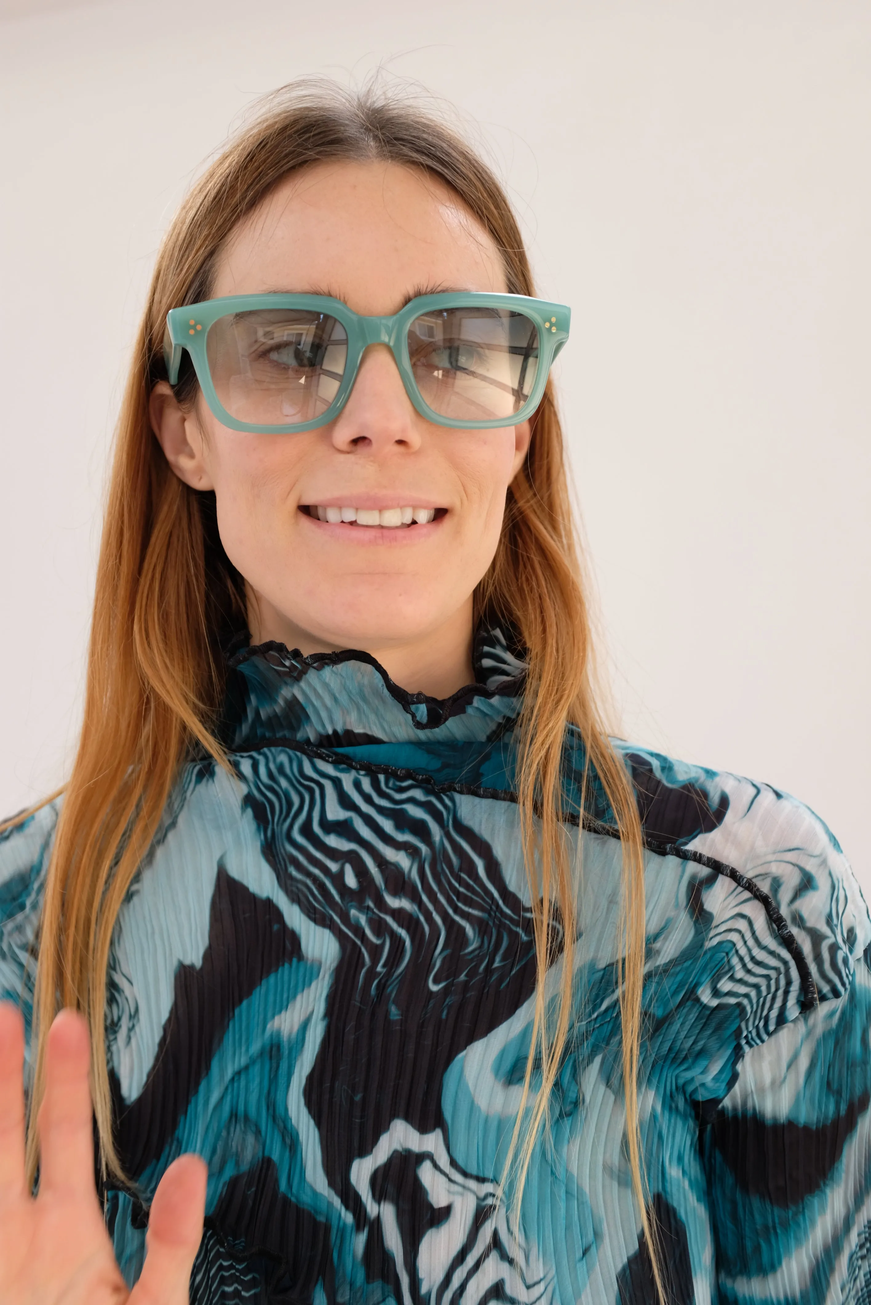 Carla Colour Monaro Sunglasses Seafoam Green