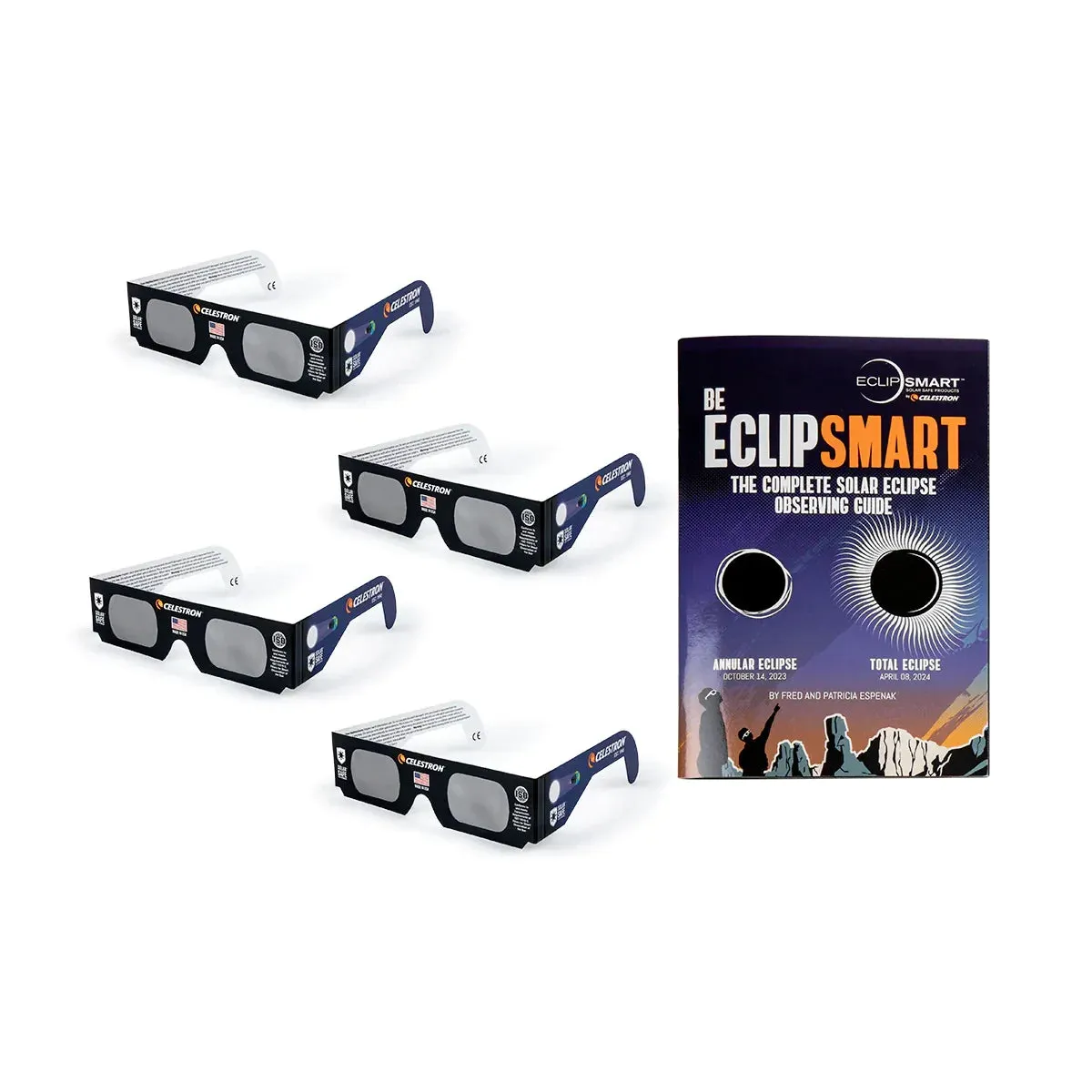 Celestron EclipSmart Solar Eclipse Glasses Observing Kit (44405)