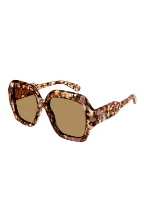 Chloe Blushy Brown Sunglasses