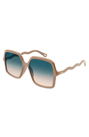 Chloe Sunglasses Wave Temple
