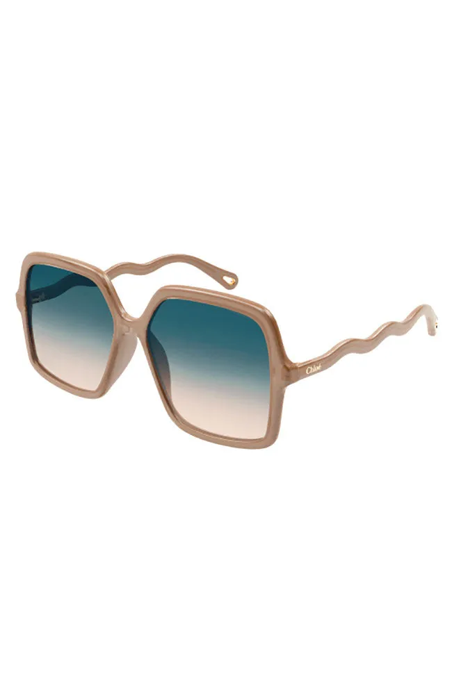 Chloe Sunglasses Wave Temple