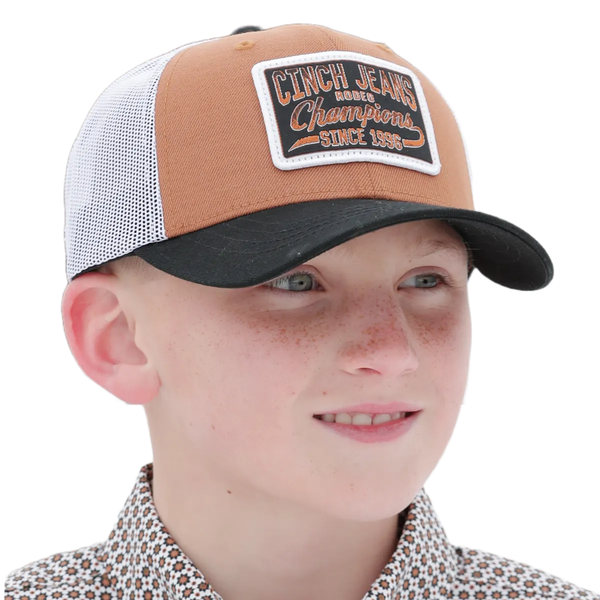 Cinch® Youth Boy's Multicolor "Rodeo Champions" Trucker Cap MCC0606022