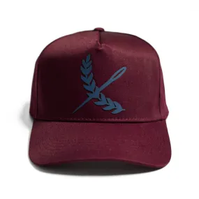 Classic Imperial 5 Panel Cap - Maroon Navy