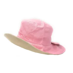 Cotton Ponytail Bucket Caps Hats Reversible Summer Women's Summer Beach Sun Hat