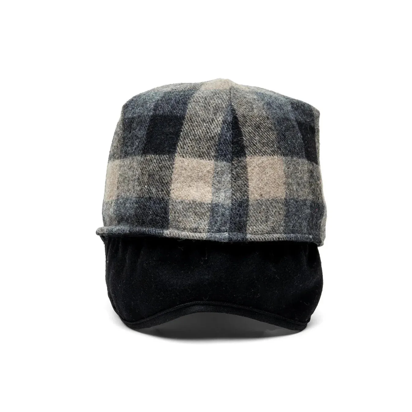 Crown Cap Small Plaid Stockman Mineral Grey