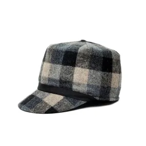 Crown Cap Small Plaid Stockman Mineral Grey