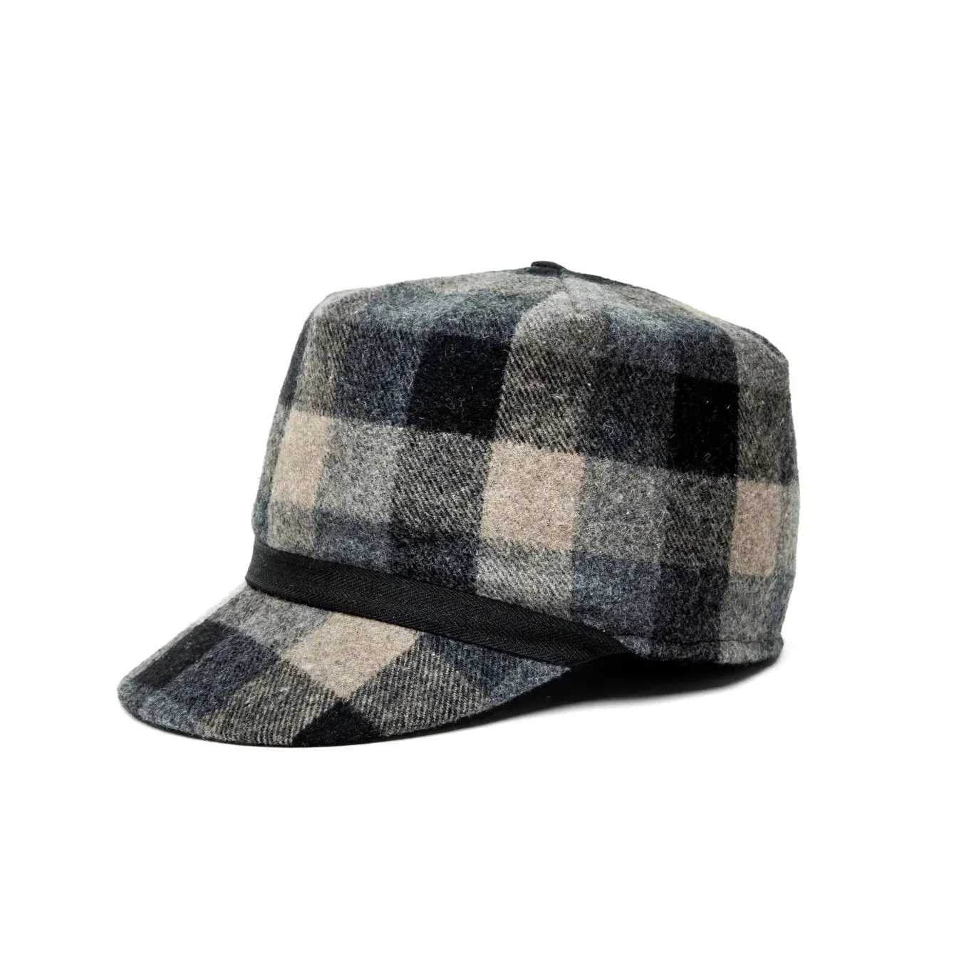 Crown Cap Small Plaid Stockman Mineral Grey