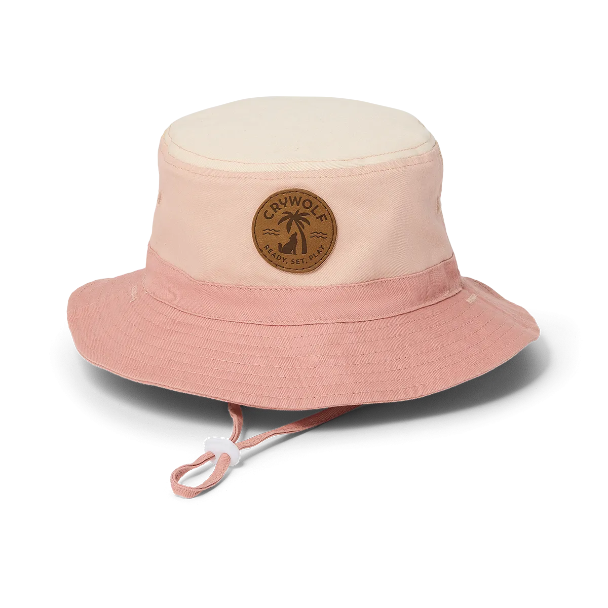Crywolf Reversible Bucket Hat (Blush Colourblock)