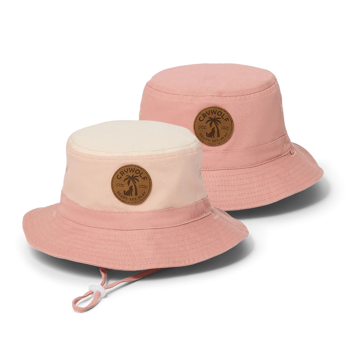Crywolf Reversible Bucket Hat (Blush Colourblock)