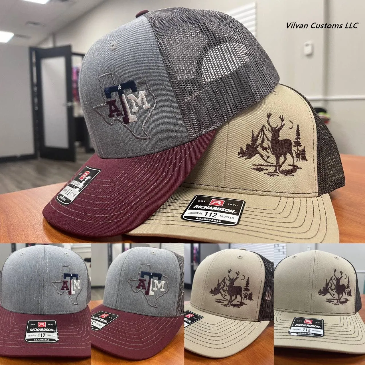 Custom Embroidery, 6606CA – YP Classics Camo Retro Trucker Hats