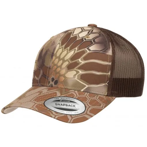 Custom Embroidery, 6606KR YP Classics Kryptek Retro Trucker Hats
