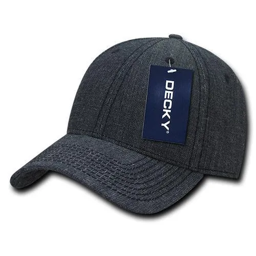Decky 116 6 Panel Low Profile Structured Denim Cap