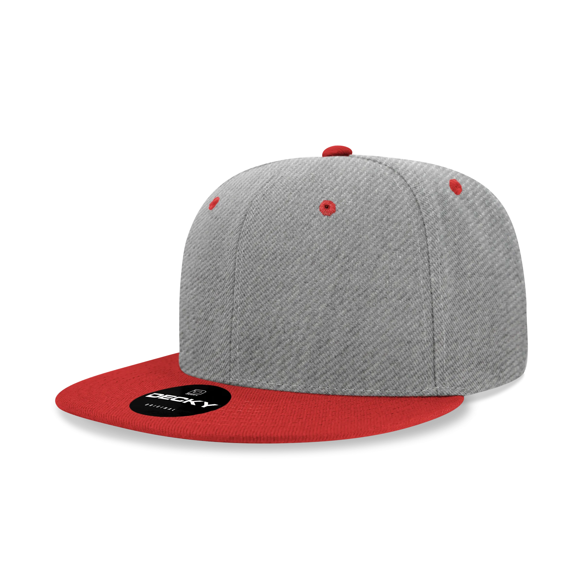 Decky 6020 High Profile 6 Panel Snapback, Flat Bill Hat