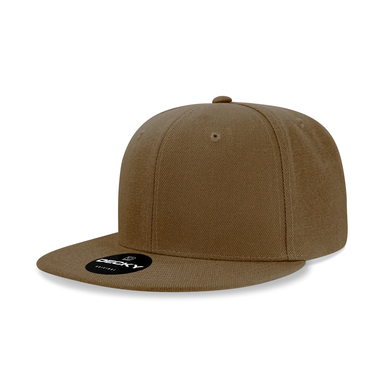 Decky 6020 High Profile 6 Panel Snapback, Flat Bill Hat