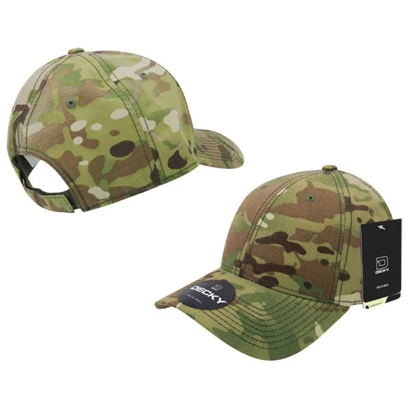 Decky 6301 - Structured Multicam L/C Cap, MultiCam Camo Hat